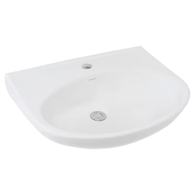 JOHNSON SUISSE BOSTON TYPE B MEDIUM CLINICAL HAND WALL HUNG BASINS ONE TAPHOLE WHITE 610MM