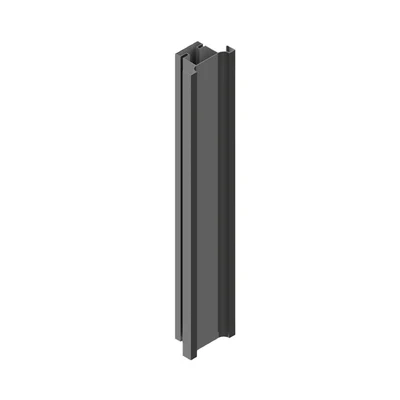 MODULR CAPRI Y TOWER CABINET PROFILE HANDLE 2400MM TITANIUM GREY
