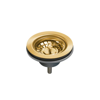 OLIVERI BASKET WASTE WITH EXTENDED SCREW LENGTH 118MM BRUSHED GOLD