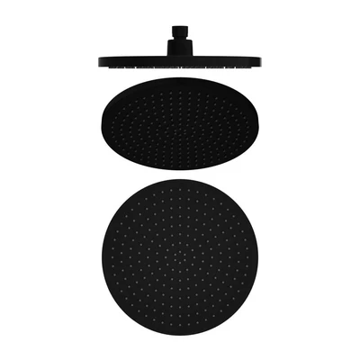 NERO AIR SHOWER HEAD 230MM MATTE BLACK