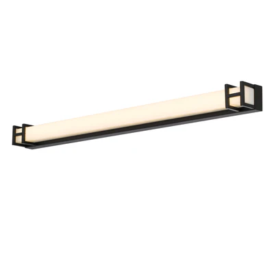 TELBIX GILSON VANITY LED WALL LIGHT BLACK 815MM