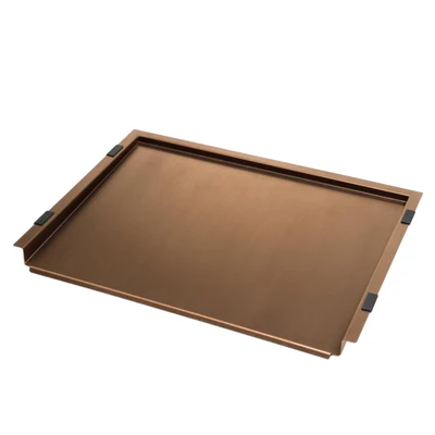 OLIVERI BENCH TOP DRAINER TRAY 430MM COPPER