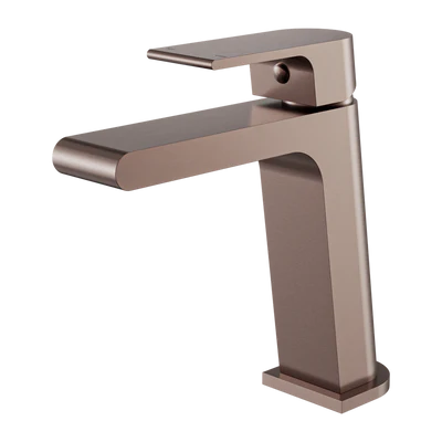 NERO BIANCA BASIN MIXER 169MM BRUSHED BRONZE
