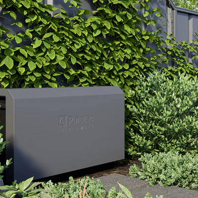 PURETEC F3 3-STAGE LEAD FREE WHOLE HOUSE FILTERWALL SYSTEM MINERAL GREY