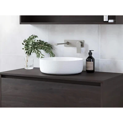 TIMBERLINE ALLURE RAKED ABOVE COUNTER BASIN MATTE WHITE 360MM