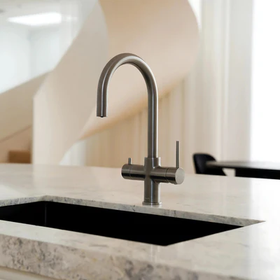ALIA M41 LEAD FREE INSTANT HOT AND COLD FILTERED WATER TAP GUNMETAL GREY
