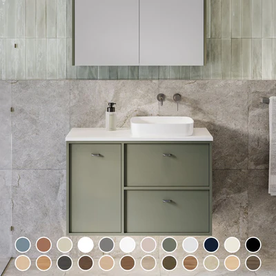 TIMBERLINE TAKANO CUSTOM WALL HUNG VANITY (ALL SIZING)