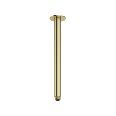 AMOZA CEILING SHOWER ARM 300MM BRUSHED GOLD