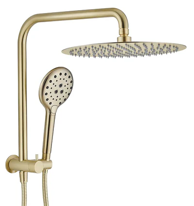 HELLYCAR IDEAL SHOWER SYSTEM BRUSHED GOLD