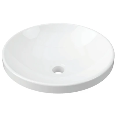 DUROCLASS CORRIDA INSET BASIN GLOSS WHITE 430MM