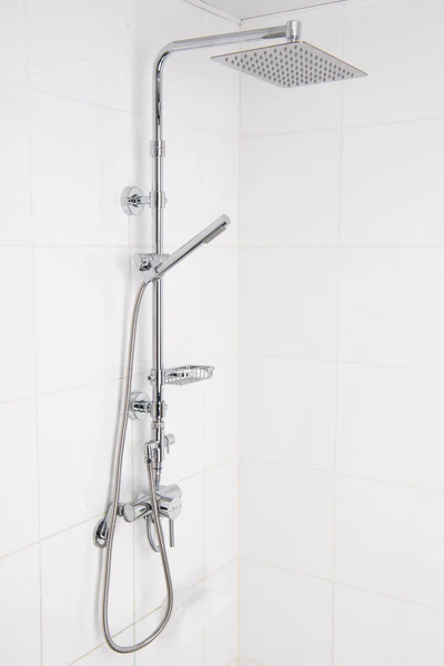 QUOSS AURA RAINFALL SHOWER SET RECTANGLE 505MM CHROME