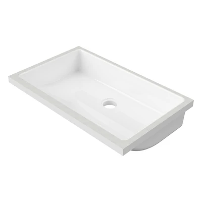 DUROCLASS ESSENTIAL UNDERMOUNT BASIN GLOSS WHITE 540MM