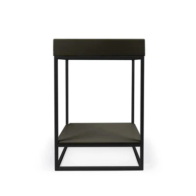 NOOD CO BOX BASIN VANITY SET CHARCOAL 595MM