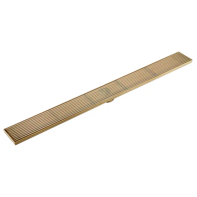BELLA VISTA BUILDERS AU-PATTERN SHOWER GRATE SHINY GOLD (AVAILABLE IN MULTIPLE SIZES)