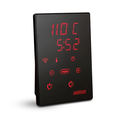 HARVIA XENIO WIFI TOUCH SCREEN RECTANGLE MOUNTED KIT BLACK
