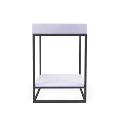 NOOD CO BOX BASIN VANITY SET LILAC 595MM