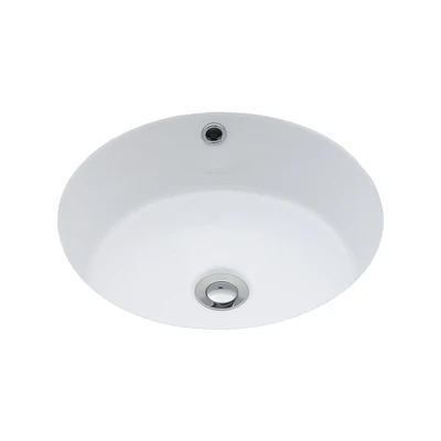 SEIMA ARKO 405 UNDER COUNTER BASIN WITH OVERFLOW GLOSS WHITE 405MM