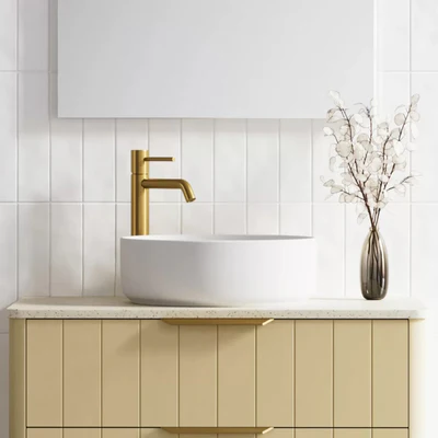 TIMBERLINE ALLURE ABOVE COUNTER BASIN MATTE WHITE 360MM