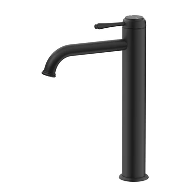 BELLA VISTA MICA HERITAGE LEAD FREE TALL BASIN MIXER 292MM BLACK