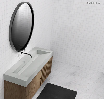 GALLARIA ELAN RECTANGULAR DELUXE WASHPLANE 1200MM CAPELLA
