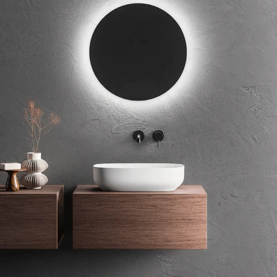 DOMUS LIVING MODERNO ABOVE COUNTER BASIN MATTE WHITE 480MM
