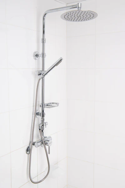 QUOSS RAIN SHOWER SUNFLOWER SET ROUND 400MM CHROME