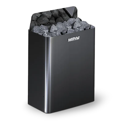 HARVIA ELECTRONIC BLACK WALL HEATER 6KW - SW60E