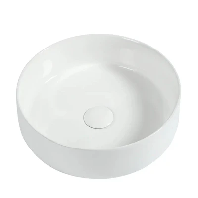 ZUMI BETA ABOVE COUNTER BASIN GLOSS WHITE 360MM