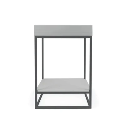 NOOD CO BOX BASIN VANITY SET CLOUD 595MM