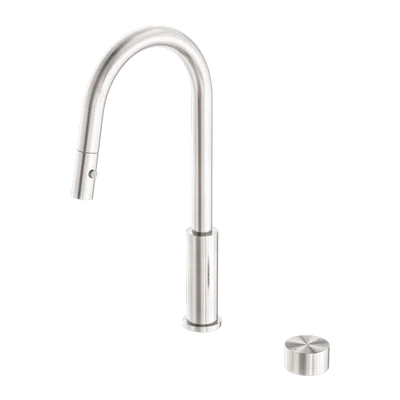 NERO KARA PROGRESSIVE PULL OUT KITCHEN SET 432MM BRUSHED NICKEL