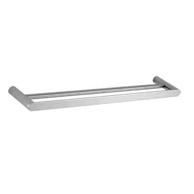 TAPART SLEEK DOUBLE NON-HEATED TOWEL RAIL CHROME 600MM AND 800MM