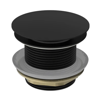 NERO BATH POP-UP PLUG WITH REMOVABLE WASTE NO OVERFLOW 40MM MATTE BLACK
