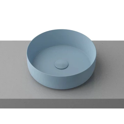 TIMBERLINE ALLURE ABOVE COUNTER BASIN MATTE BLUE 360MM