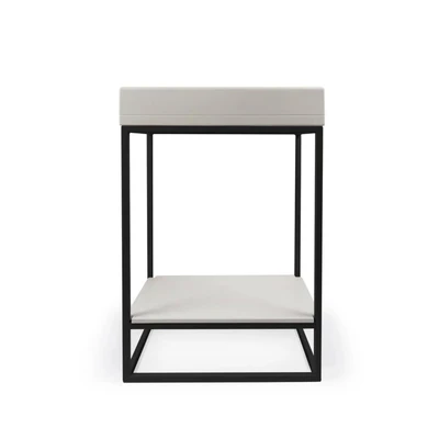 NOOD CO BOX BASIN VANITY SET IVORY 595MM