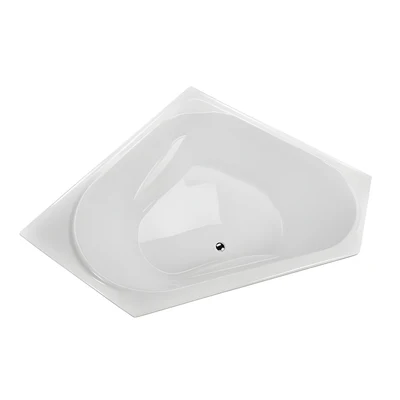 DECINA ANGELIQUE INSET CORNER BATH GLOSS WHITE (AVAILABLE IN 1295MM AND 1465MM)