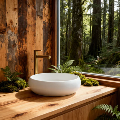 SEIMA ARKO 361 ABOVE COUNTER BASIN SILK MATTE WHITE 360MM