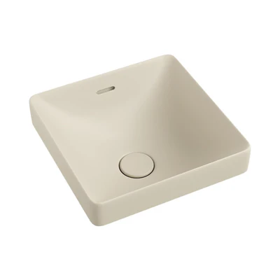 FIENZA ALUCA SQUARE SEMI-INSET BASIN MATTE KHAKI 345MM
