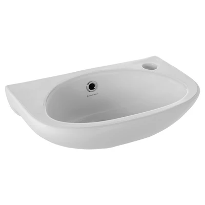JOHNSON SUISSE CLASSICA COMPACT WALL HUNG BASINS WHITE 400MM