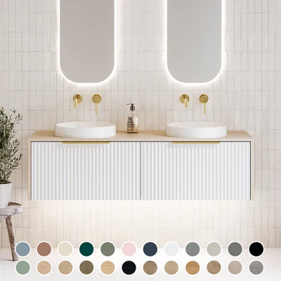 TIMBERLINE AINSWORTH CUSTOM WALL HUNG VANITY (ALL SIZING)