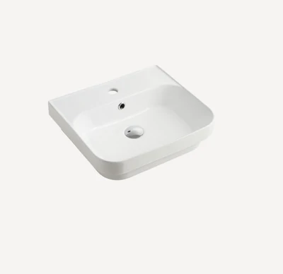 OLIVERI DUBLIN RECTANGULAR INSET BASIN WHITE 460MM