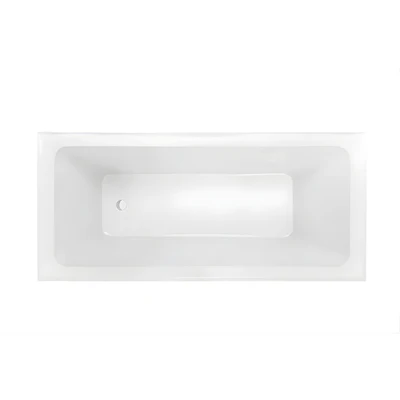 DECINA ARIA INSET BATH GLOSS WHITE (AVAILABLE IN 1525MM AND 1675MM)