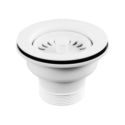 SCHOCK PLUG & WASTE WHITE