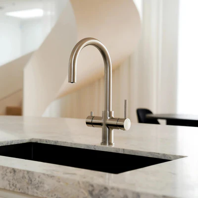 ALIA M41 LEAD FREE INSTANT HOT AND COLD FILTERED WATER TAP BRUSHED NICKEL