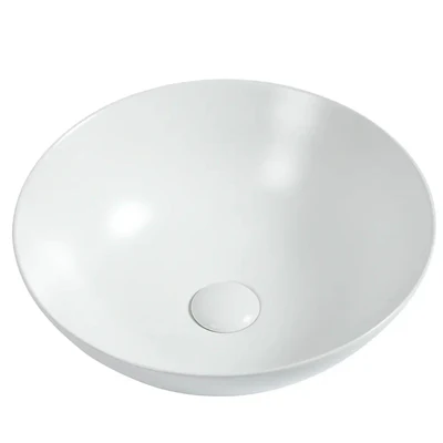 ZUMI RONDA ABOVE COUNTER BASIN MATTE WHITE 395MM