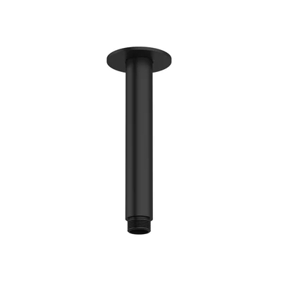 AMOZA CEILING SHOWER ARM 150MM MATTE BLACK