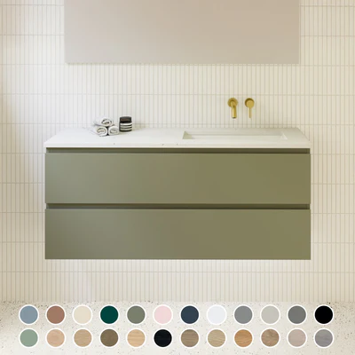 TIMBERLINE BILLIE SPACE SAVING CUSTOM WALL HUNG VANITY (ALL SIZING)