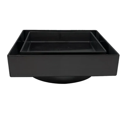 VEROTTI CITY LIFE TILE INSERT MATTE BLACK 100MM