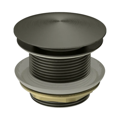 NERO BATH POP-UP PLUG WITH REMOVABLE WASTE NO OVERFLOW 40MM GRAPHITE