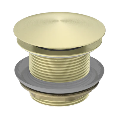 NERO BATH POP-UP PLUG WITH REMOVABLE WASTE NO OVERFLOW 40MM BRUSHED GOLD