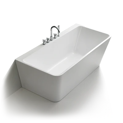 BROADWAY FS37 FREE STANDING BATH GLOSS WHITE (AVAILABLE IN 1500MM AND 1700MM)